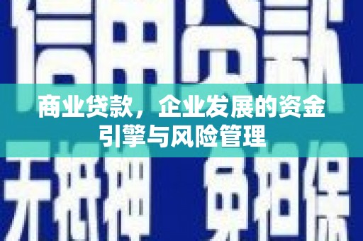 小港商业贷款，企业发展的资金引擎与风险管理
