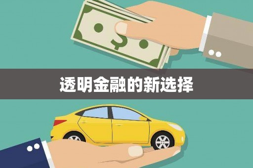 小港透明金融的新选择