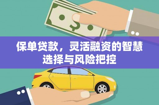 小港保单贷款，灵活融资的智慧选择与风险把控