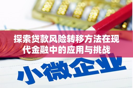 小港探索贷款风险转移方法在现代金融中的应用与挑战