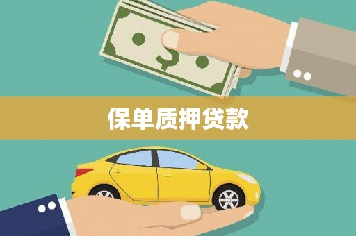 小港保单质押贷款