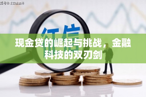 小港现金贷的崛起与挑战，金融科技的双刃剑