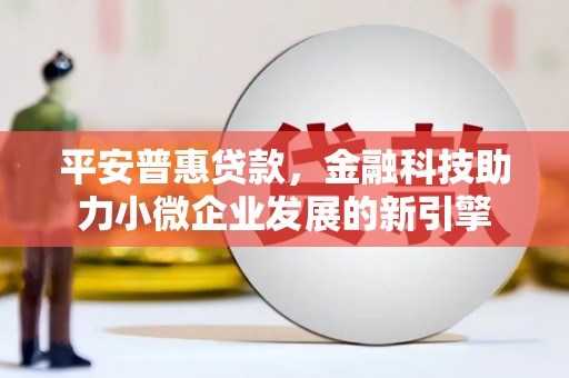 小港平安普惠贷款，金融科技助力小微企业发展的新引擎