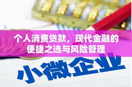 小港个人消费贷款，现代金融的便捷之选与风险管理