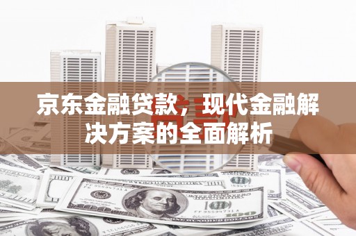 小港京东金融贷款，现代金融解决方案的全面解析