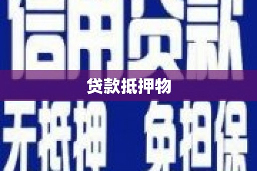 小港贷款抵押物