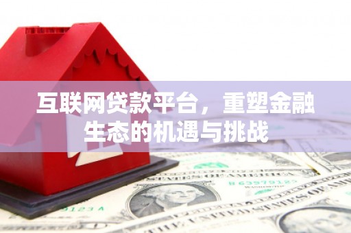 小港互联网贷款平台，重塑金融生态的机遇与挑战