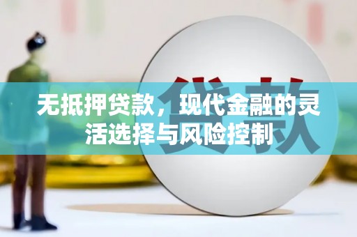 小港无抵押贷款，现代金融的灵活选择与风险控制