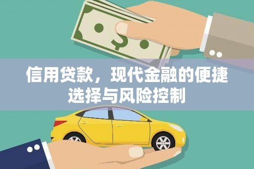小港信用贷款，现代金融的便捷选择与风险控制