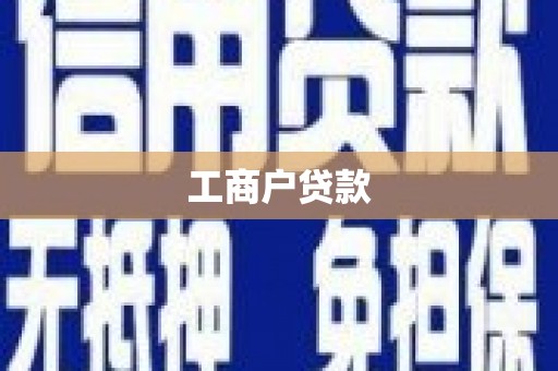 小港工商户贷款