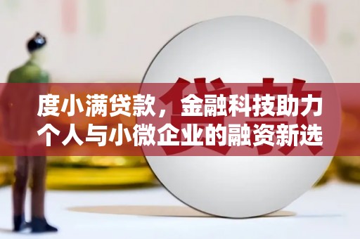 小港度小满贷款，金融科技助力个人与小微企业的融资新选择