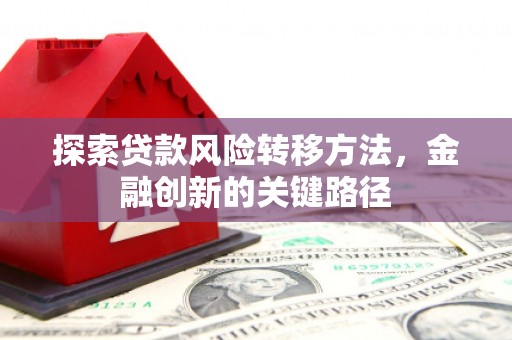 小港探索贷款风险转移方法，金融创新的关键路径