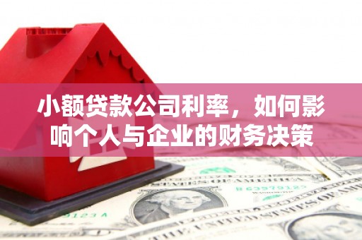 小港小额贷款公司利率，如何影响个人与企业的财务决策