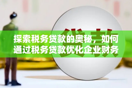 小港探索税务贷款的奥秘，如何通过税务贷款优化企业财务