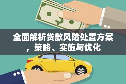 小港全面解析贷款风险处置方案，策略、实施与优化