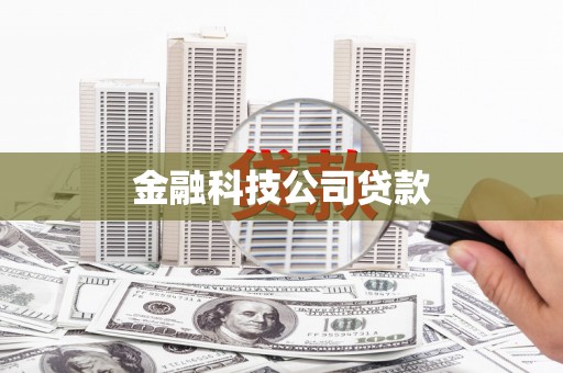 小港金融科技公司贷款