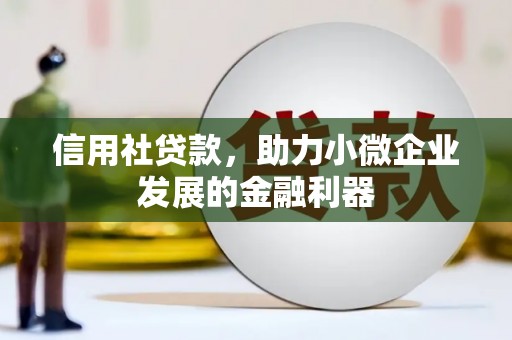小港信用社贷款，助力小微企业发展的金融利器