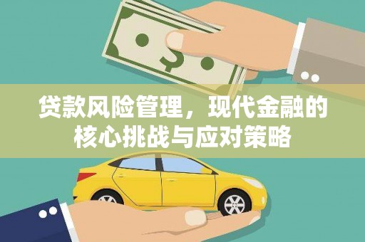 小港贷款风险管理，现代金融的核心挑战与应对策略