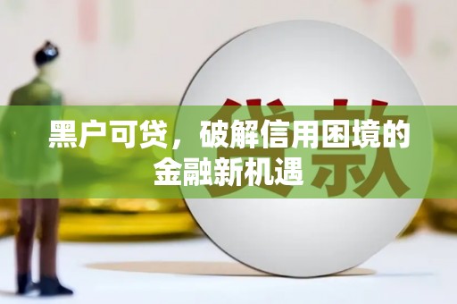 小港黑户可贷，破解信用困境的金融新机遇