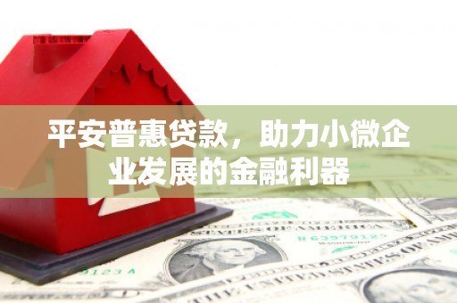 小港平安普惠贷款，助力小微企业发展的金融利器