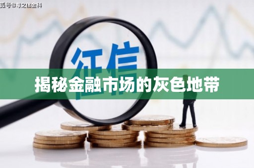 小港揭秘金融市场的灰色地带