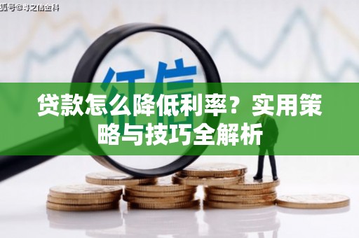小港贷款怎么降低利率？实用策略与技巧全解析